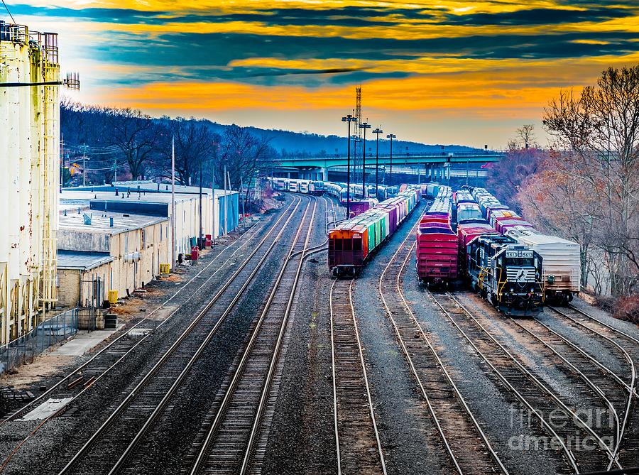 On a Suffern Railroad Track Photograph by Jim DeLillo