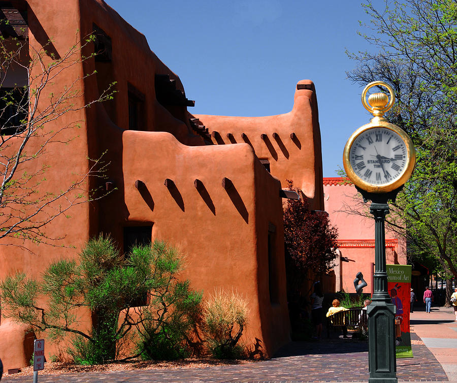 Santa Fe Photograph - On a sunny afternoon in Santa Fe by Susanne Van Hulst
