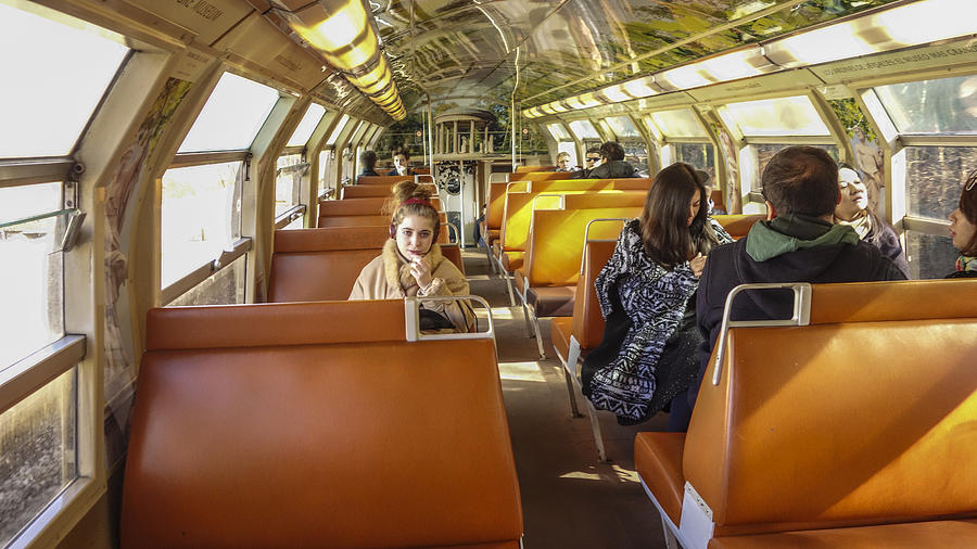 On a Train Photograph by Matthew Bamberg