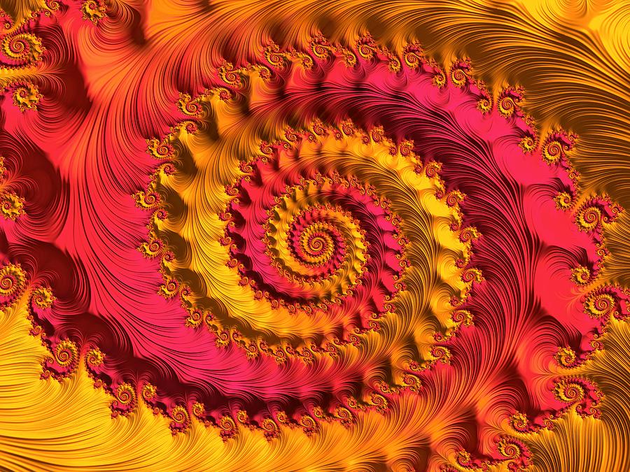 Mathematics Digital Art - On Being Bold and Beautiful by Susan Maxwell Schmidt