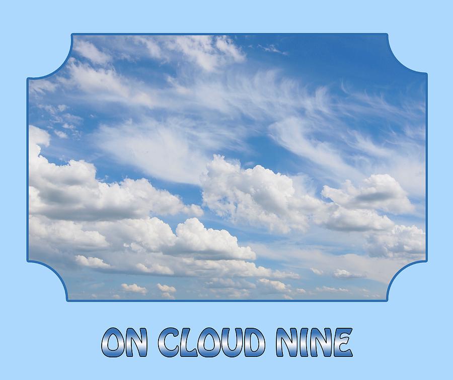 On Cloud Nine - Blue Photograph by Gill Billington
