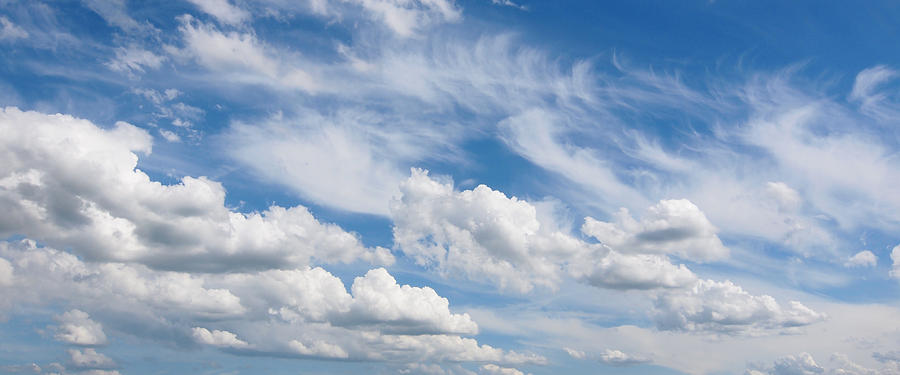 On Cloud Nine Panorama Photograph by Gill Billington
