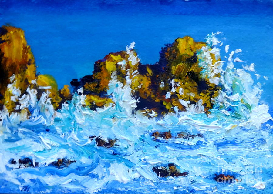 On Da Rocks Painting by Fred Wilson