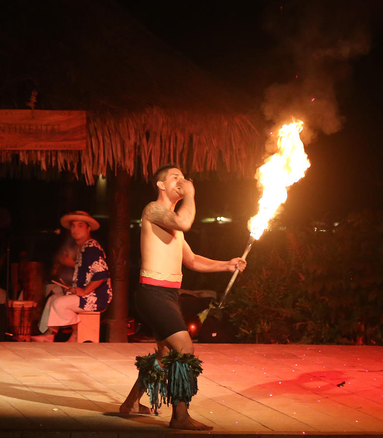 On Fire in Tahiti Photograph by Kathryn McBride