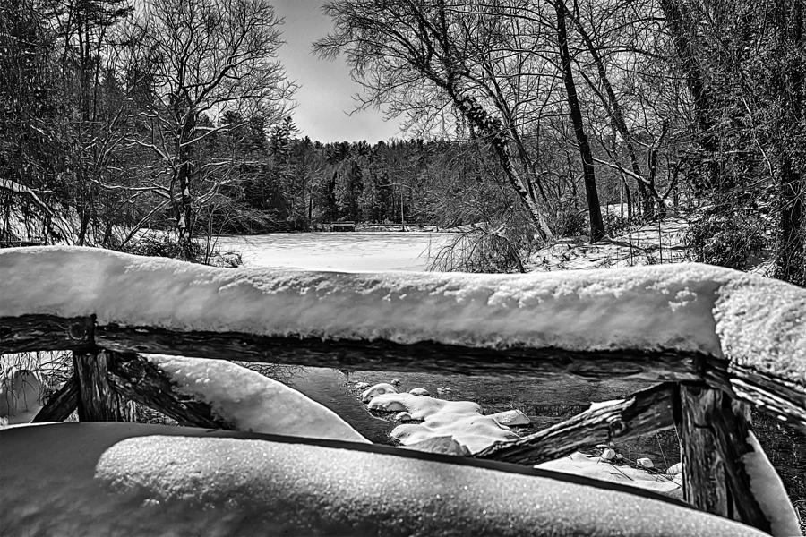 On Frozen Pond Digital Art by John Haldane