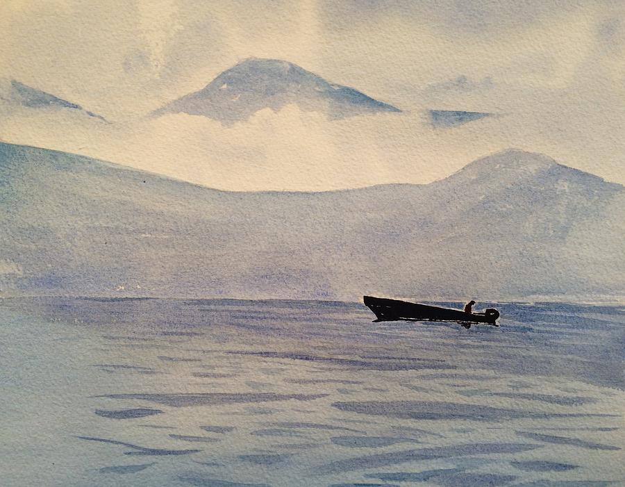 On Lake Atitlan Painting by Robert Fugate
