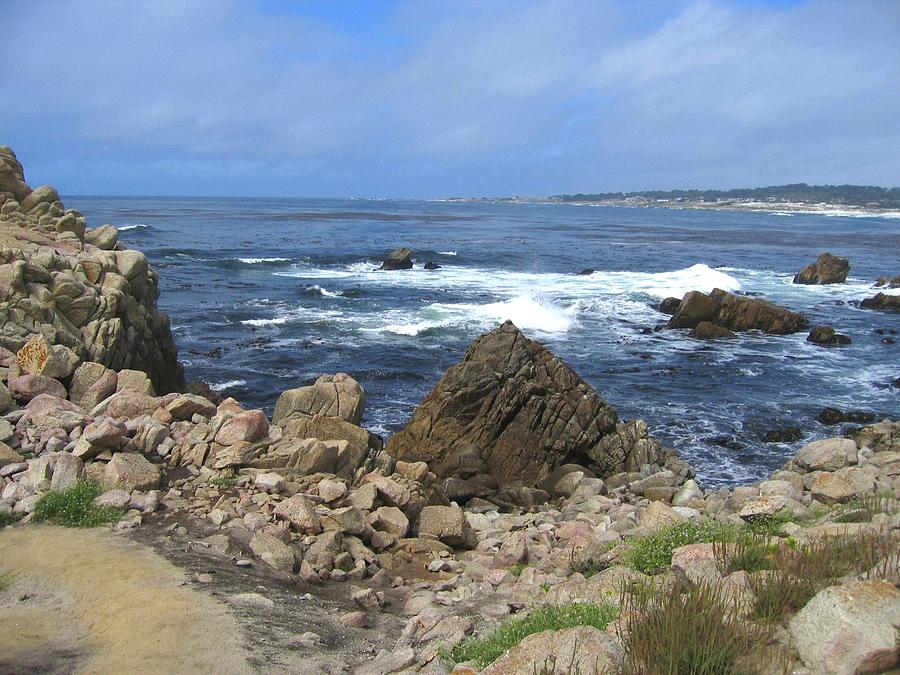 On Monterey Bay Near Pebble Beach Photograph by Don Struke