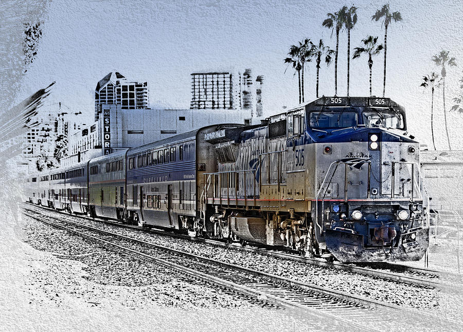 San Diego Photograph - On My Way To LA by Claude LeTien