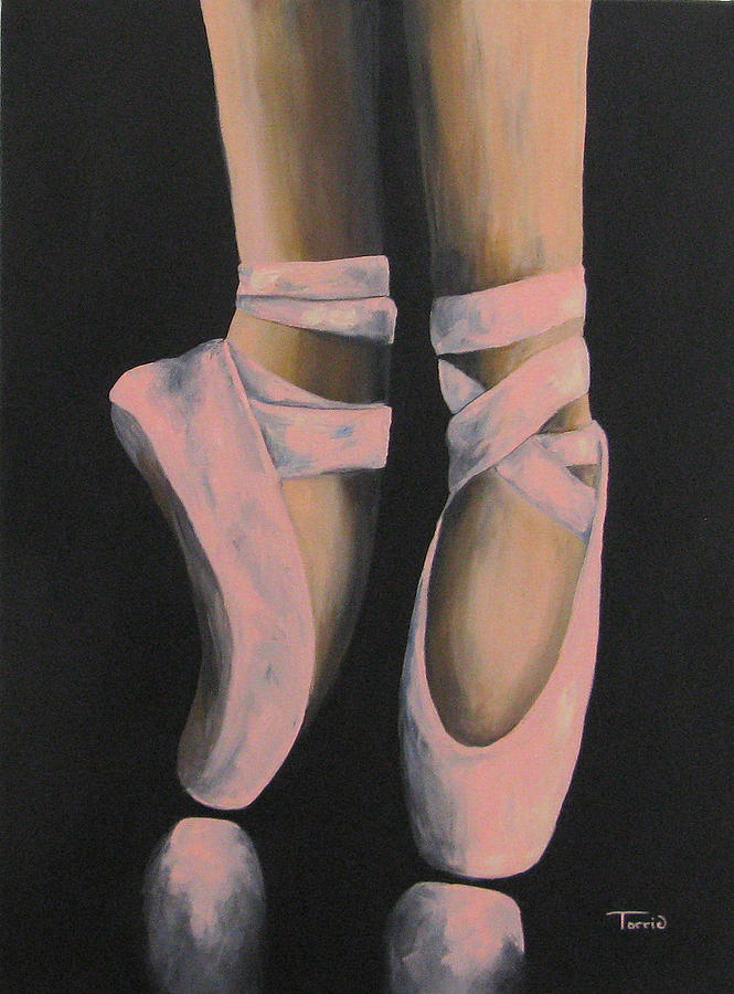 Ballerina Painting - On Point III by Torrie Smiley