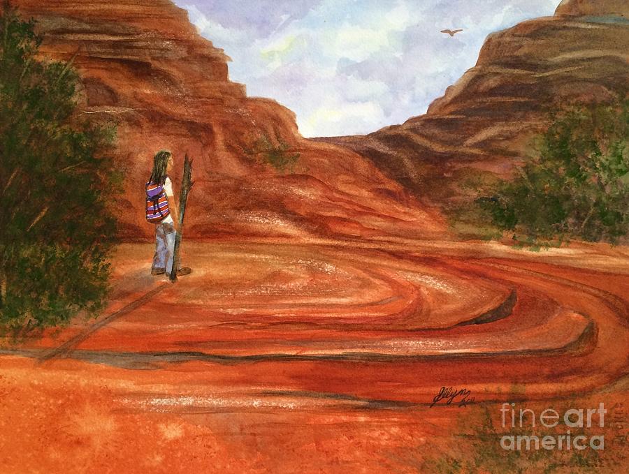 Sedona - On Sacred Ground Painting by Ellen Levinson