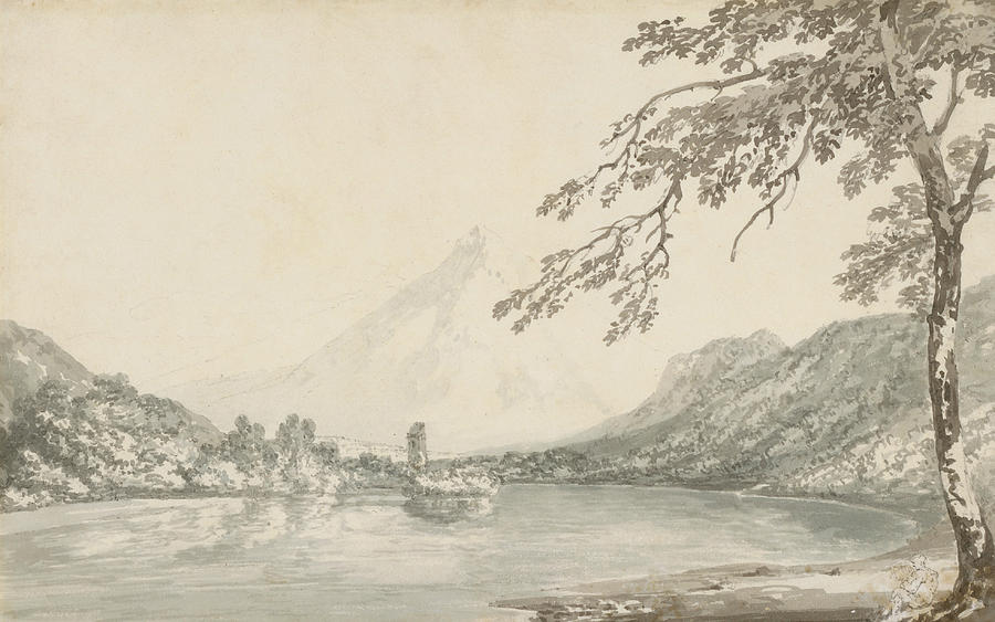 On the Aar between Unterseen and Lake of Brienz  Painting by Joseph Mallord William Turner