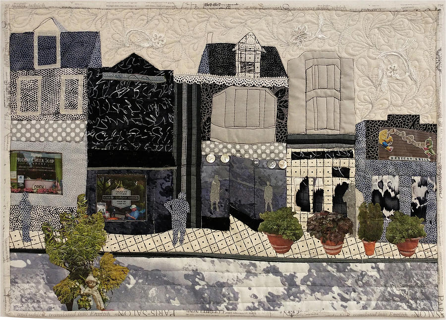 On the Avenue Tapestry - Textile by Martha Ressler