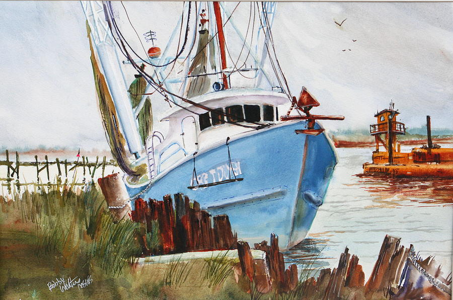 On the Back Bay Biloxi Painting by Bobby Walters