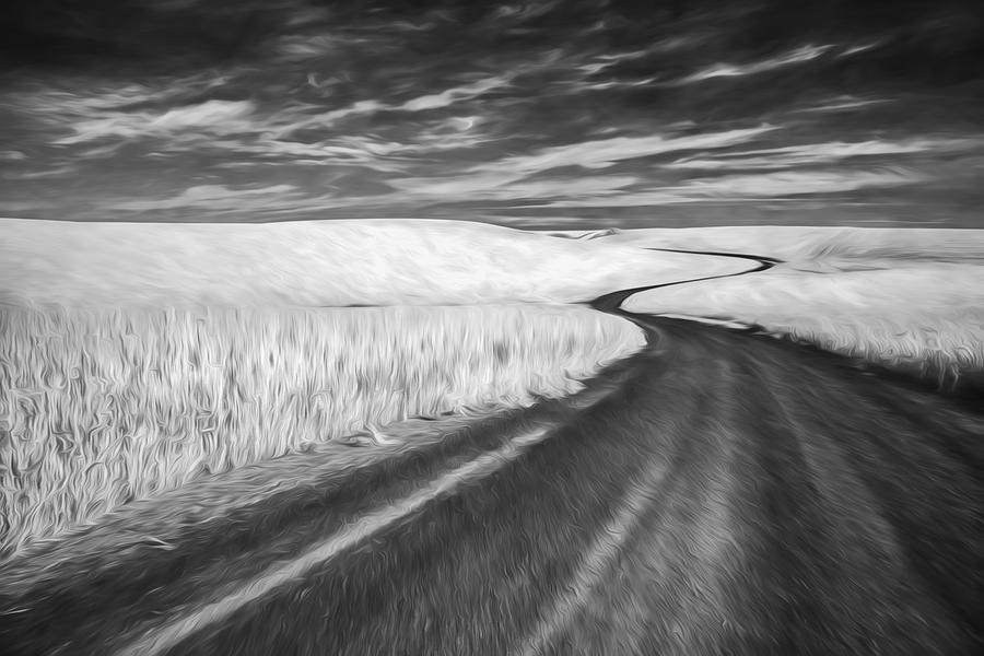 On the Back Road II Digital Art by Jon Glaser