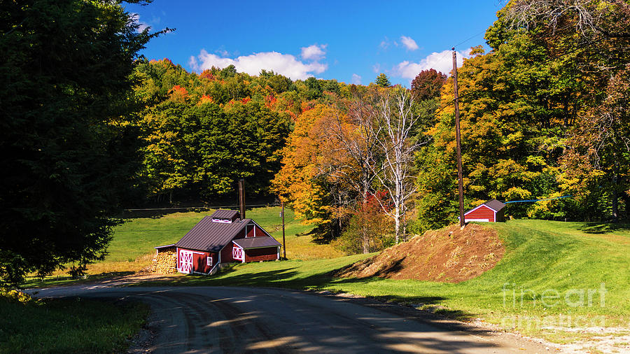 On the back roads of Reading Vermont Photograph by Scenic Vermont Photography