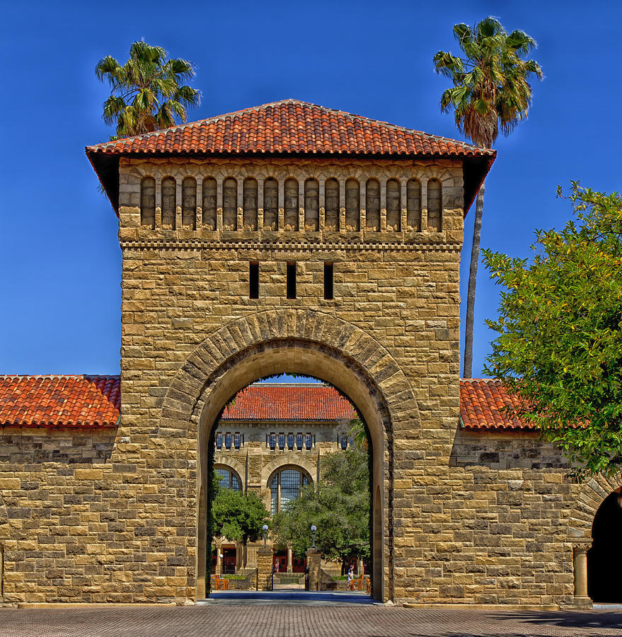 Stanford University Photograph - On the Campus of Stanford University by Mountain Dreams