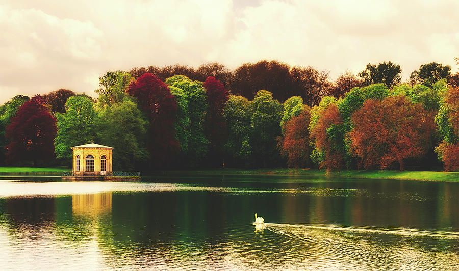 On The Carp Pond - Fontainebleau Palace Park And Grounds Photograph by Mountain Dreams