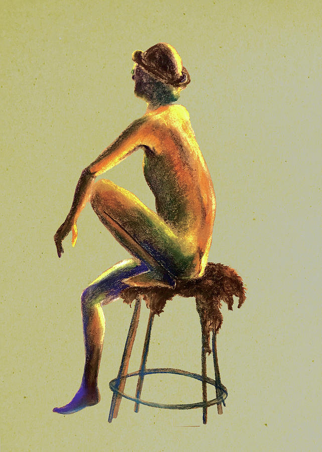 On the Chair Drawing by Ella Boughton