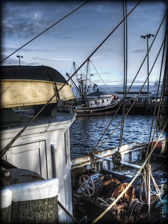 Rope Photograph - On the Docks in Provincetown by Tammy Wetzel