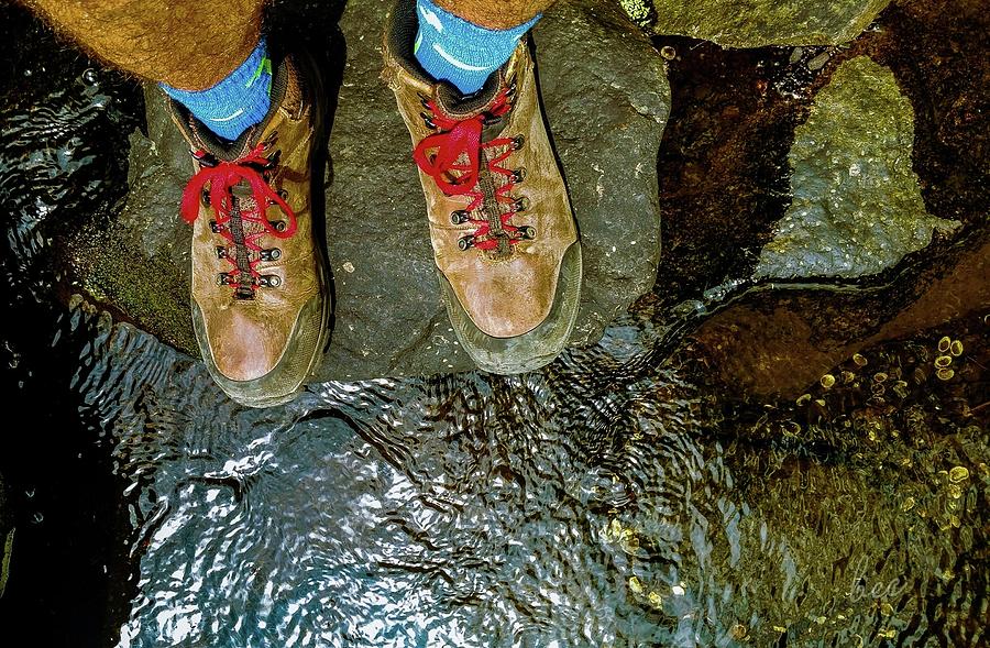 Boot Photograph - On the edge by Bruce Carpenter