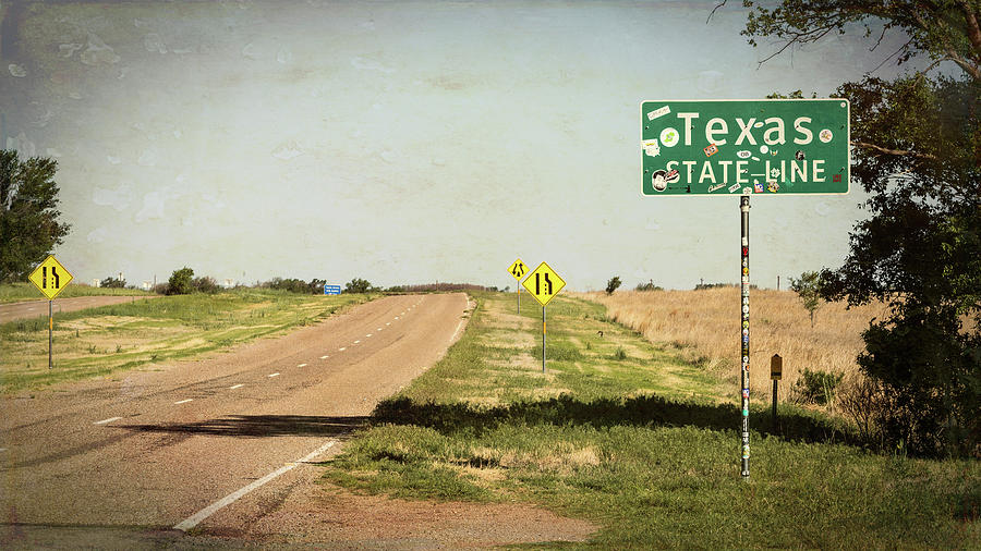 On the Edge of Paradise - Texas Route 66 Photograph by Stephen Stookey