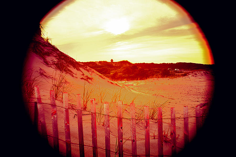 Sunset Photograph - On The Fence by Kate Arsenault 