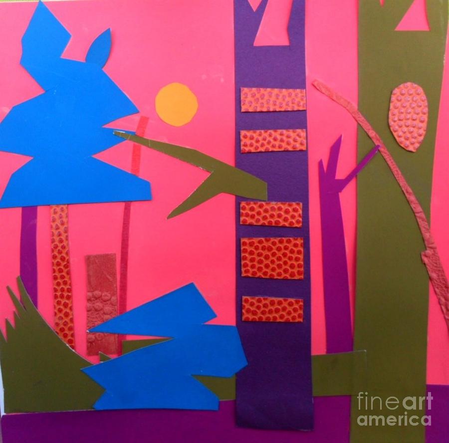 Landscape Mixed Media - On the Forest Floor by Debra Bretton Robinson Landscape Mixed Media - On the Forest Floor by Debra Bretton Robinson