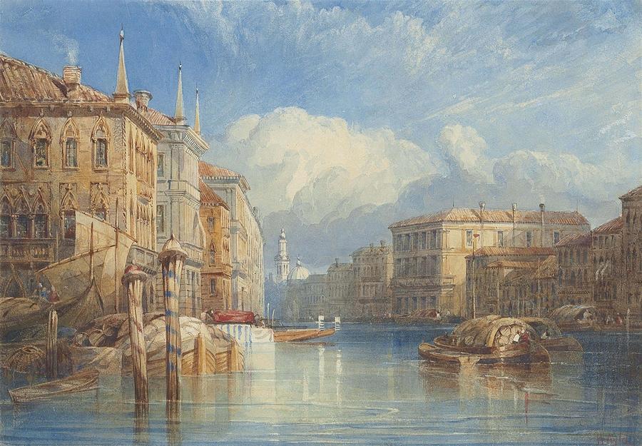 On the Grand Canal Painting by MotionAge Designs