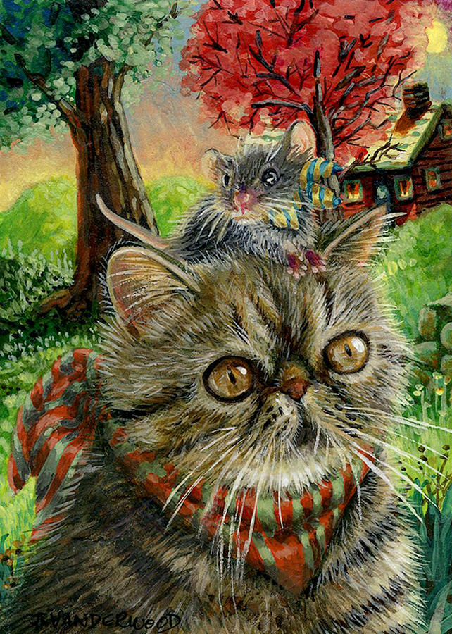On The Hunt For Fun Stuff Painting by Jacquelin L Vanderwood Westerman
