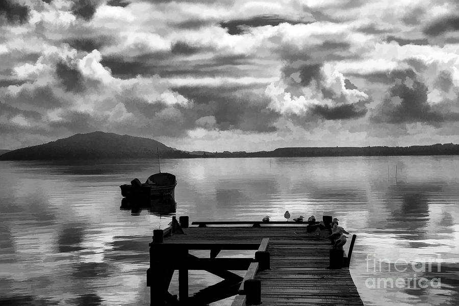 On the Lakes Photograph by Rick Bragan