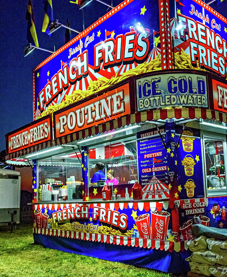 On The Midway - Temptations Of The Night Photograph