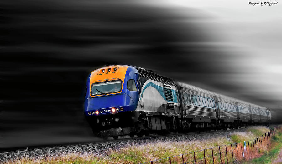 On the move 01 Digital Art by Kevin Chippindall On the move 01 Digital Art by Kevin Chippindall