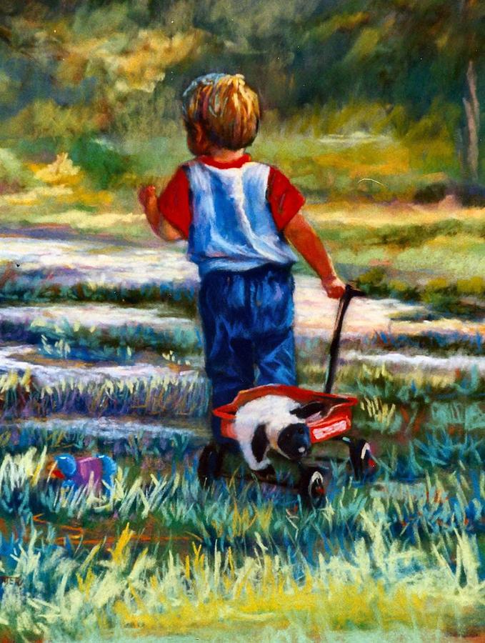 Landscape Painting - On the Move by Jimmie Trotter