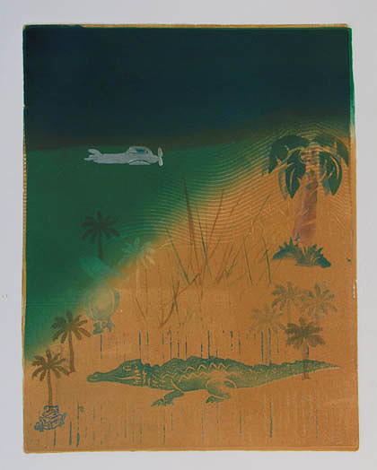 Florida Painting - On The Prowl by Libby Cagle Florida Painting - On The Prowl by Libby Cagle