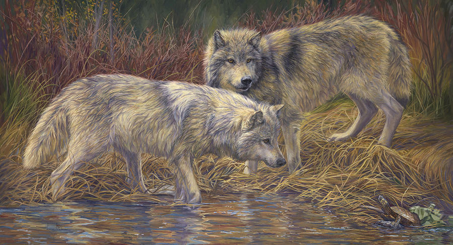 On the Prowl Painting by Lucie Bilodeau