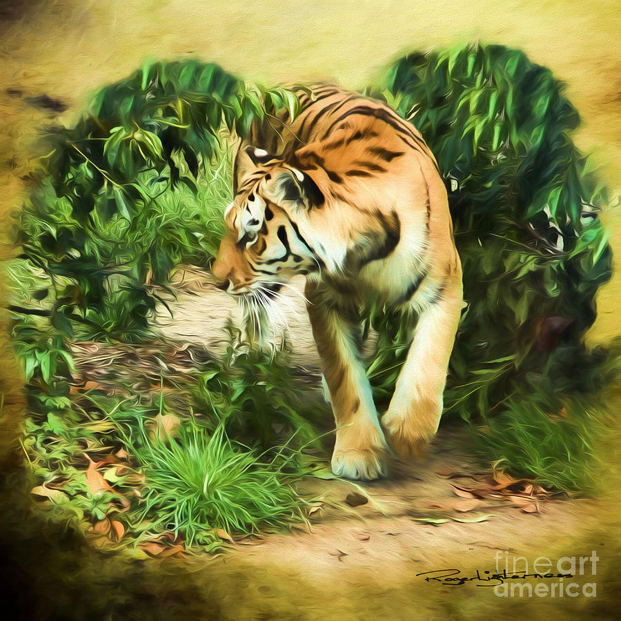 On the Prowl Digital Art by Roger Lighterness