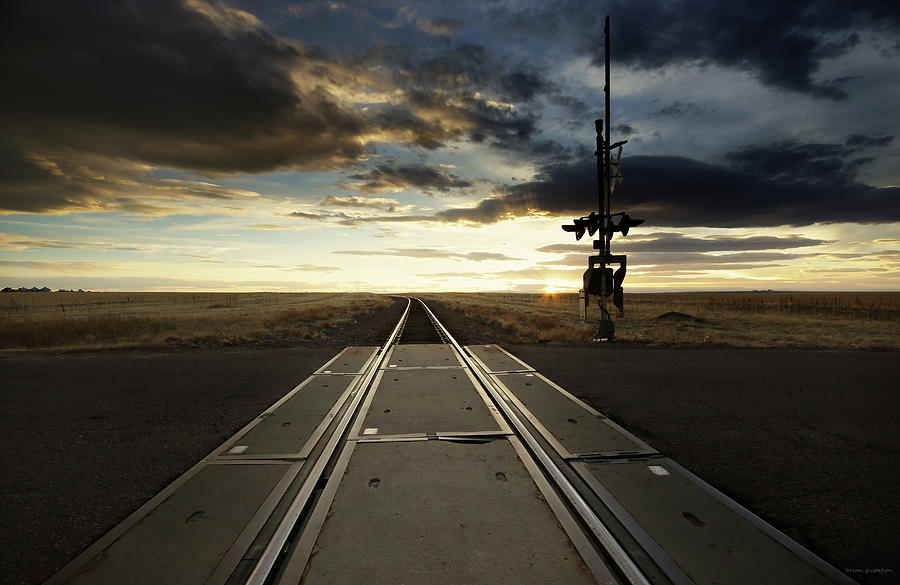 On The Rail Photograph by Brian Gustafson