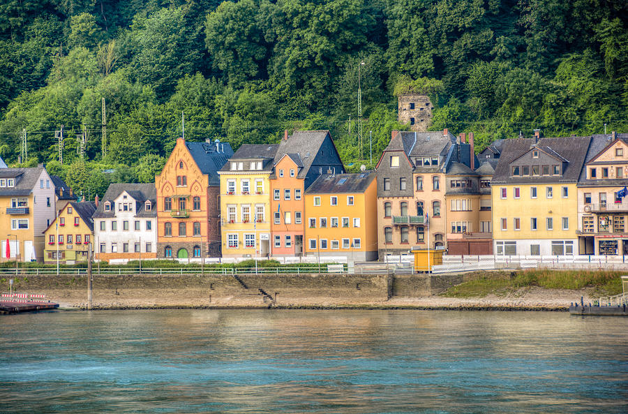 On the Rhine River Photograph by Joan Baker