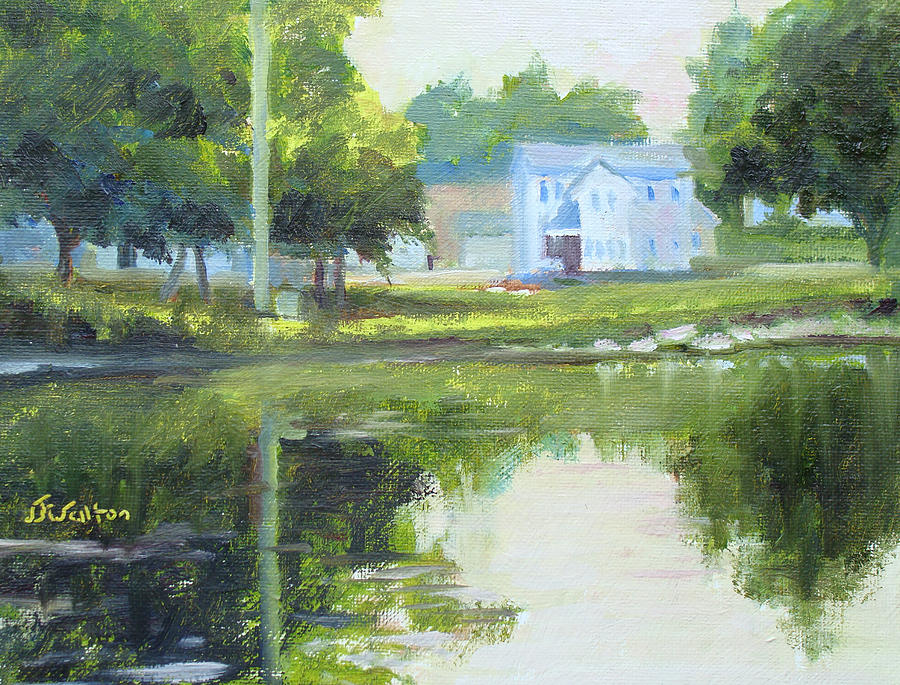 On the River Painting by Judy Fischer Walton