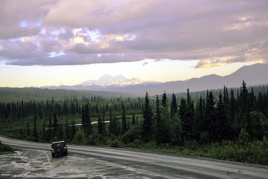 On The Road Again 2 -  Alaska Photograph by Madeline Ellis
