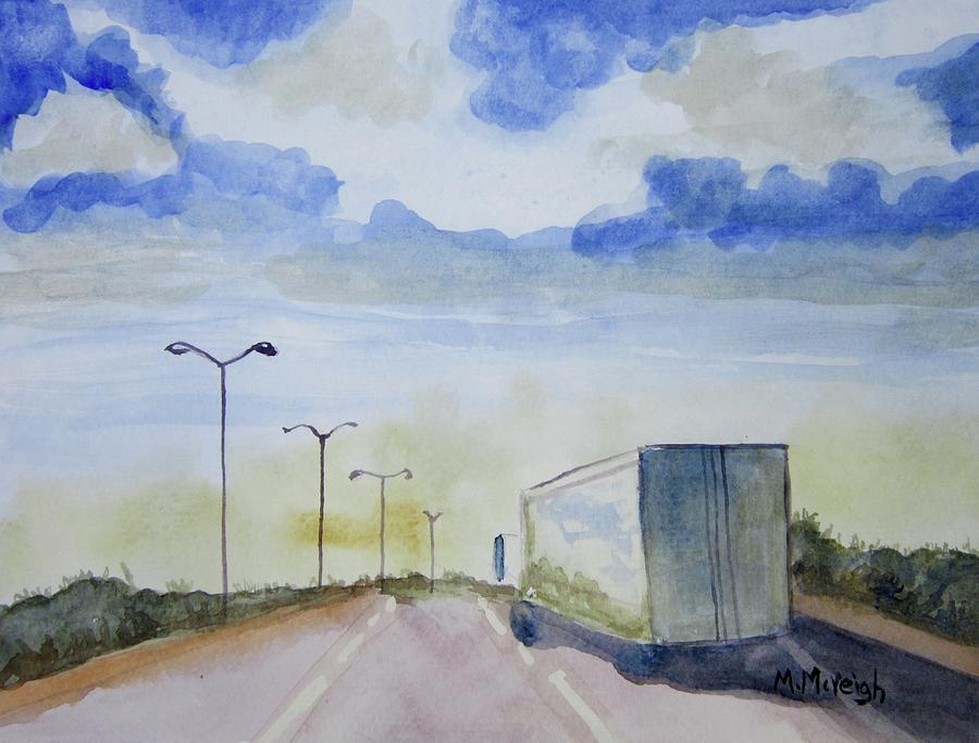 Truck Painting - On The Road Again by Marita McVeigh Truck Painting - On The Road Again by Marita McVeigh
