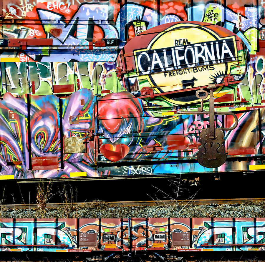 Graffiti Photograph - On the Road  by Laura Botsford