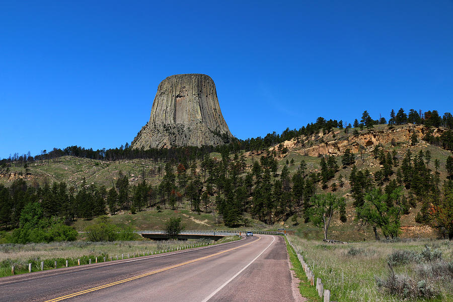On The Road To Devils Tower Photograph by Christiane Schulze Art And Photography