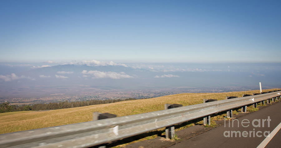 Adventure Photograph - On the Road to Maui Haleakala Summit by Denis Dore Adventure Photograph - On the Road to Maui Haleakala Summit by Denis Dore