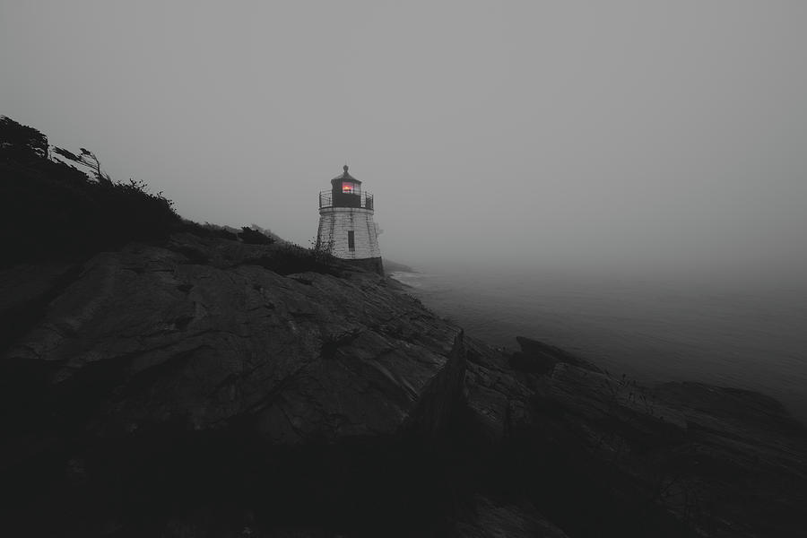 Lighthouse Photograph - On The Rocks by Andrew Pacheco