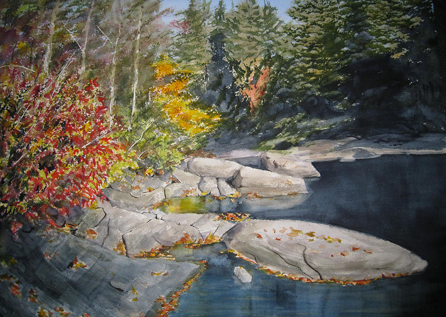 On the Rocks Painting by Shirley Braithwaite Hunt