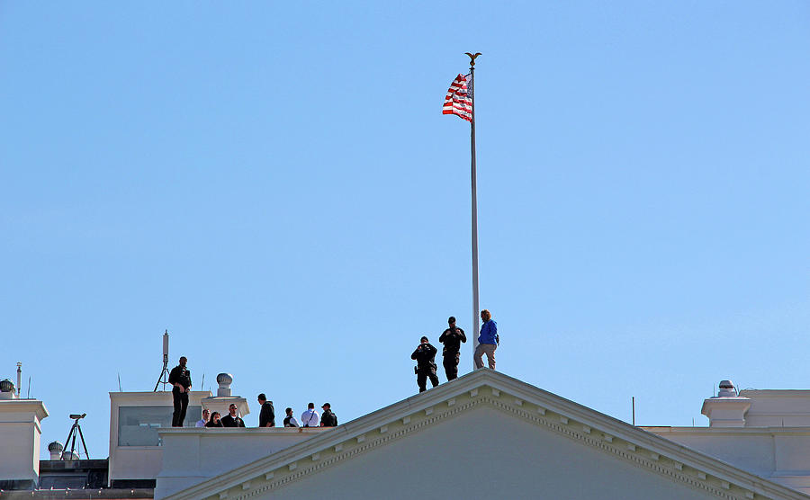 On The Roof Of The White House Photograph by Cora Wandel