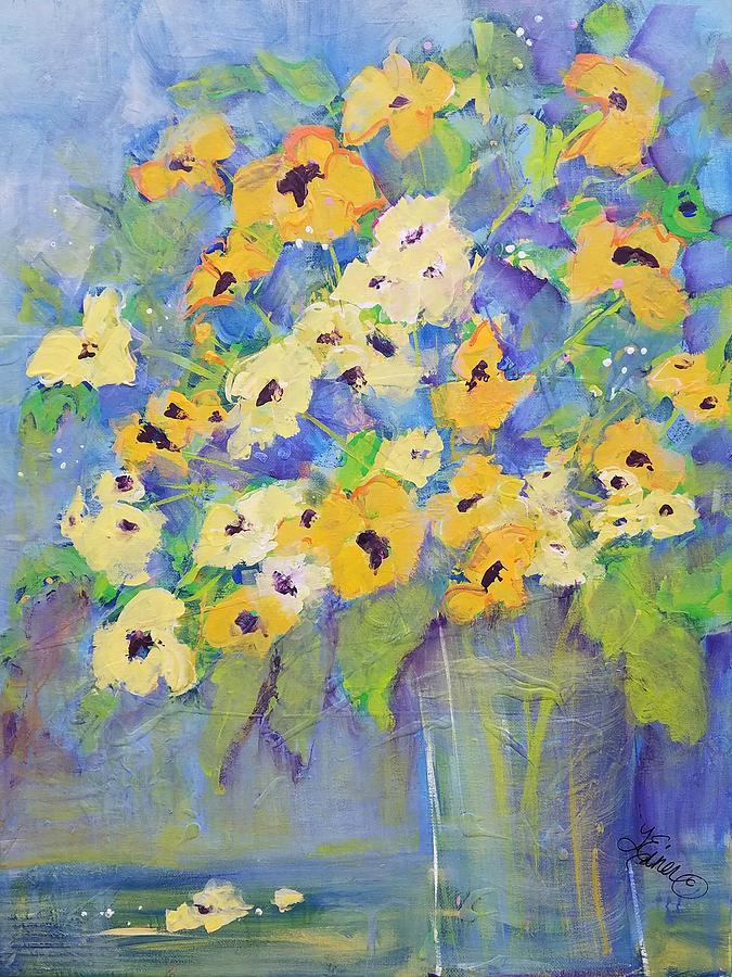 On the Sunny Side Painting by Terri Einer