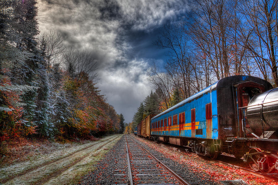 On the Tracks but out of Commission Photograph by David Patterson