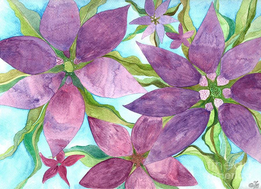 Flower Painting - On The Vine by Sue Gardiner